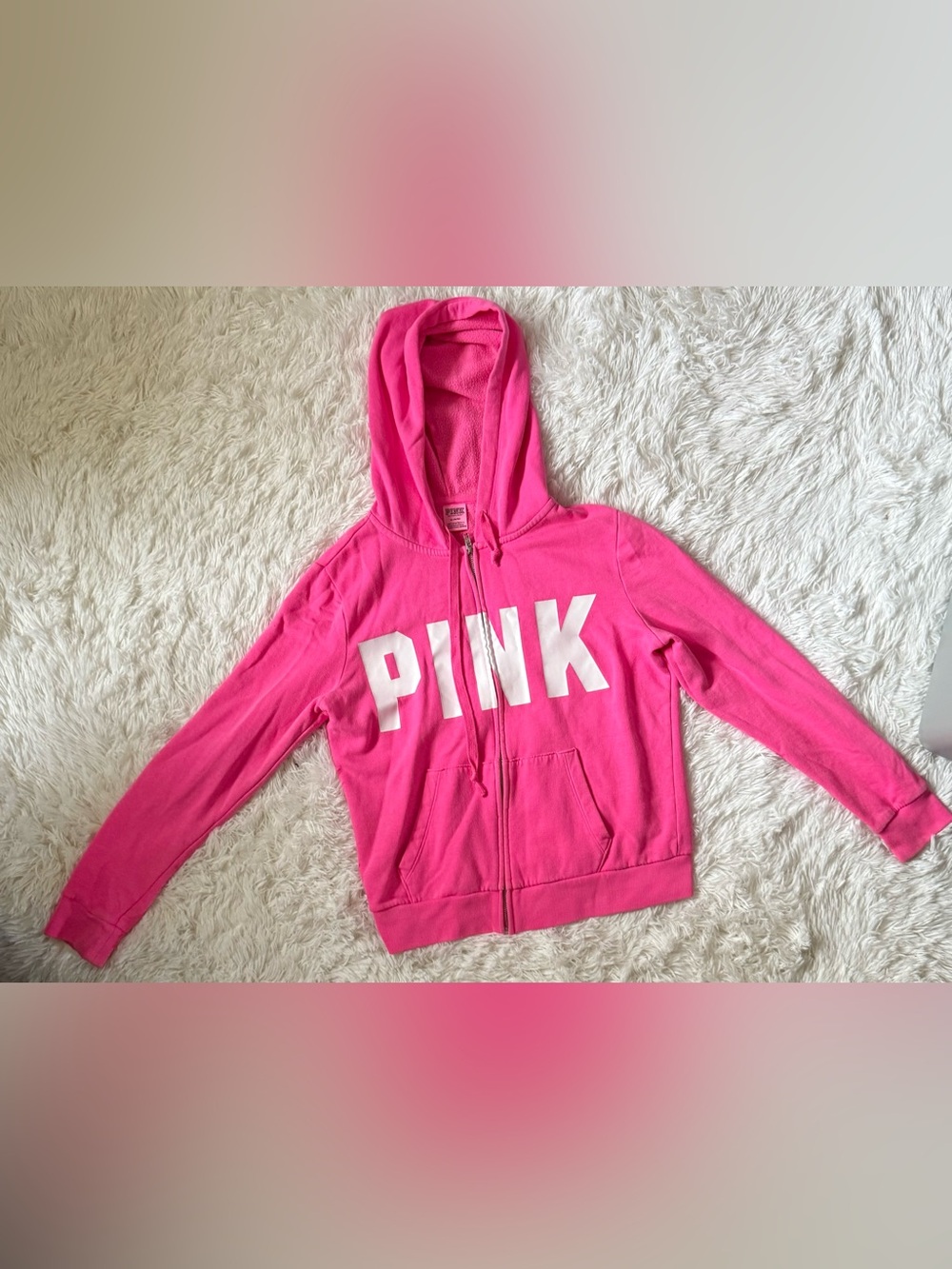 PINK by Victoria’s Secret Zip-Up Hoodie — Size M